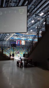 Umlauf der Fraport Arena in Frankfurt